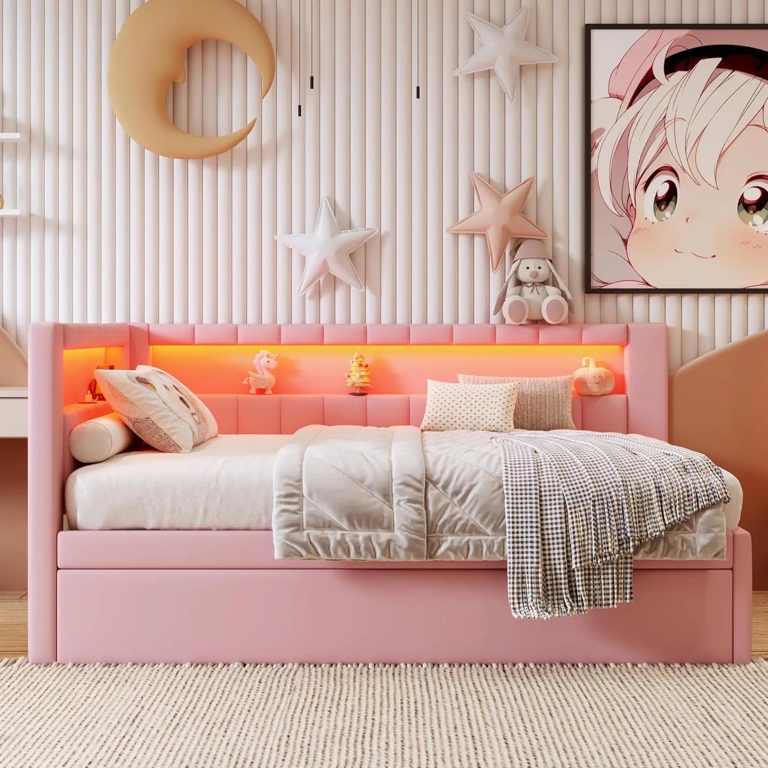 Elegant Kids Bed with High-Quality Finish childrensterritory
