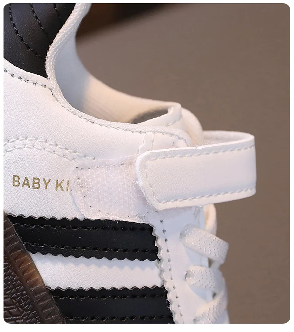 Soft Soled PU Leather Sport Shoes For Kids Boy&