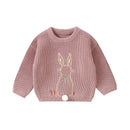 Toddler Girl Boy Casual Knitting Pullover for Easter