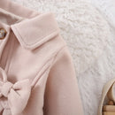 Girls' Long-Sleeved Collar Design Winter Coat childrensterritory