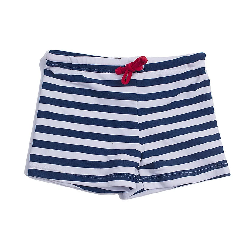 Striped and Cartoon Print Kids Boys Swim Trunks/Beachwear