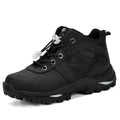 Anti-slip Kids Boys Ankle Boots with Motorcycle Hook and Loop childrensterritory
