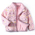 Kids Boys Girls Plus Velvet Warm Winter Zipper Outwear childrensterritory