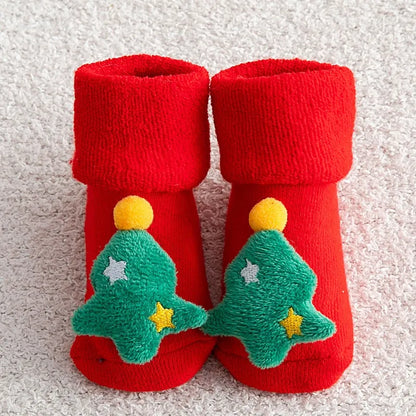 Baby Non-slip Printed Soft Christmas Socks childrensterritory