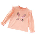 Kids Girl Cute Print Casual Sweatshirt And Pants 2-Piece Tracksuit