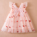 Baby Girls Ruffles Lace Design Birthday Party Princess Dresses