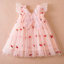 Baby Girls Ruffles Lace Design Birthday Party Princess Dresses