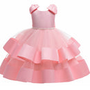 Bow Design Elegant Princess Tutu Dress For Girls childrensterritory