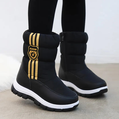 Kids Non-Slip, Waterproof Warm Fur Ankle Boots childrensterritory