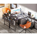 4L-shaped Gaming Computer Desk with Power Outlets childrensterritory