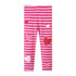 Cute Heart Striped Design Cotton Pants For Girls childrensterritory