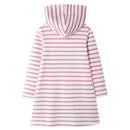 Kids Girls Strawberry Applique Hooded Dress childrensterritory