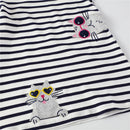 Cute Giraffe Design Girls Summer Dresses childrensterritory