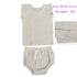 Baby/Kids Girl and Boys Ribbed Print Clothing Sets For Summer childrensterritory
