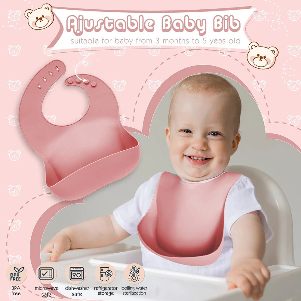 Baby 6/8-piece Silicone Tableware Set
