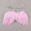 Newborn Photo Props Angel Feather Wings with Leaf Headband childrensterritory