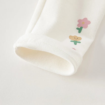 Cute Floral Print Little Girls&