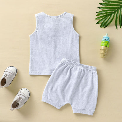 Letter Print Baby Boy Independence Day Clothing Set childrensterritory