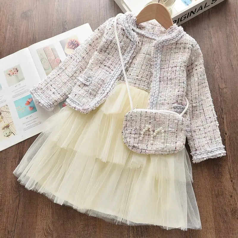 Kids Girls Winter Style Elegant Princess Clothing Sets childrensterritory