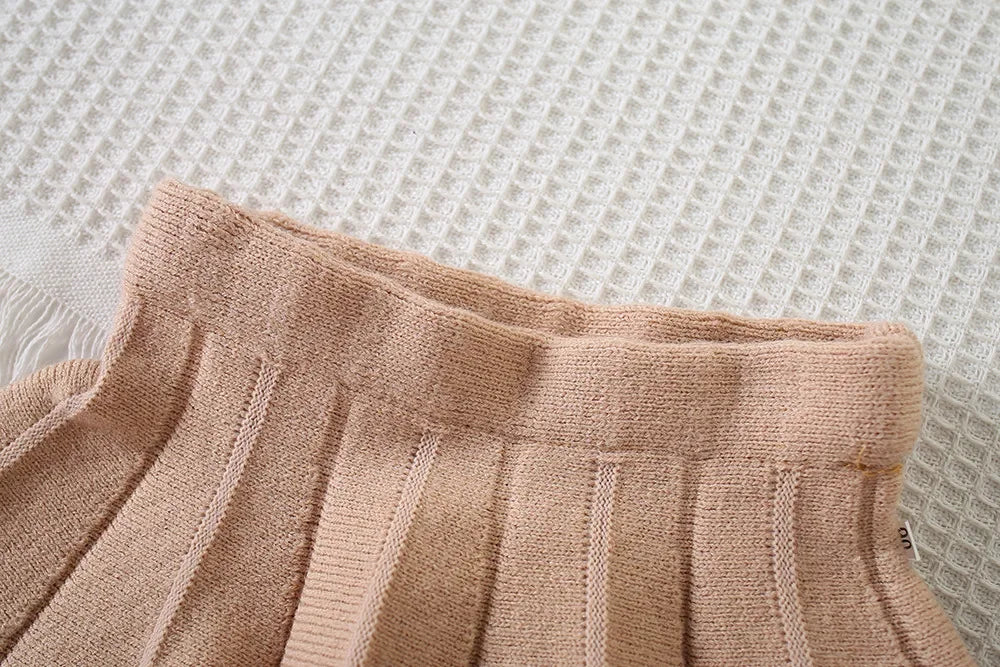 Girls’ Long-Sleeve Soft Winter Sweater with Heart Design