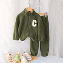 Kids’ Long-Sleeved Warm Casual Clothing Set childrensterritory