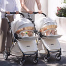 Luxury High-View Detachable Twin Baby Stroller childrensterritory