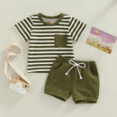 Baby Boys Short Sleeve Tops and Shorts Set for Summer childrensterritory