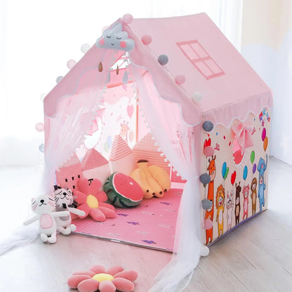 Kids 1.35M Folding Princess Castle/Play House