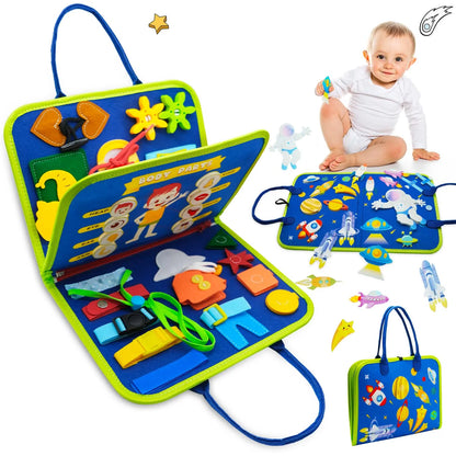 Busy Board for Fine Motor Skills | Montessori Toys for Toddler childrensterritory