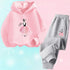 Girls 2 Pieces Casual Korean Style Sports Suits for Spring childrensterritory