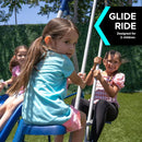 Adjustable Swing Sets Include Swing Seats, Trapeze Bar, and Glider childrensterritory