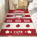 Cute Cartoon Girly Large Area Rugs for Kids Bedroom, Living Room childrensterritory