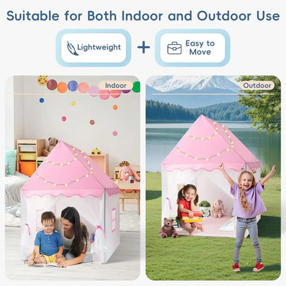 Kids 1.35M Folding Princess Castle/Play House