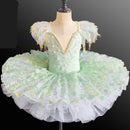 Kids Girls Sequins Tassel Modern Ballet Leotard Tutu Dresses childrensterritory