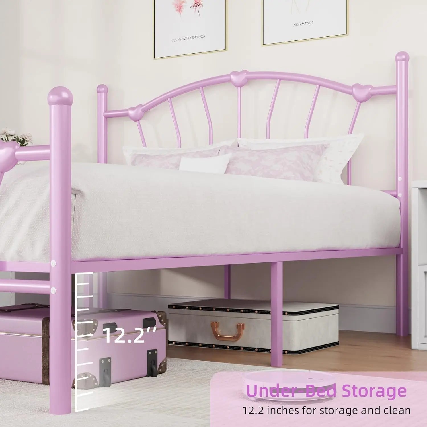 Designer Kids Solid Colour Bed Frame childrensterritory