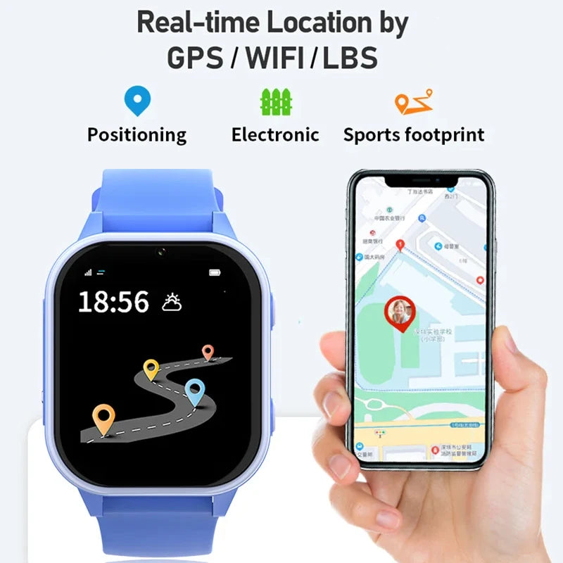 Kids 4G SOS GPS Smart Wristwatch with Camera childrensterritory