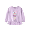 Animals Embroidery Kids Long Sleeve Sweatshirts childrensterritory