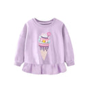 Animals Embroidery Kids Long Sleeve Sweatshirts childrensterritory