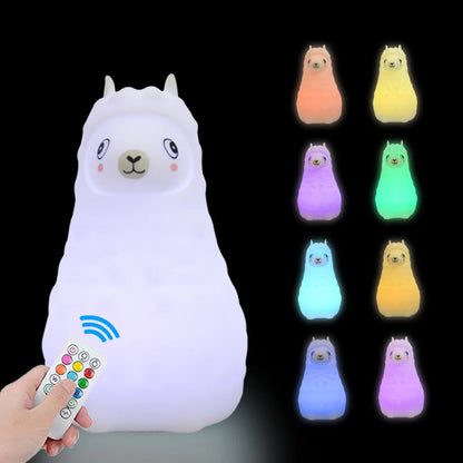 Rechargeable Owl LED Night Light in 9 Colors for Kids Room childrensterritory