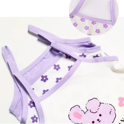 3Pc/Lot Little Girls Cartoon Design Cotton Tops childrensterritory