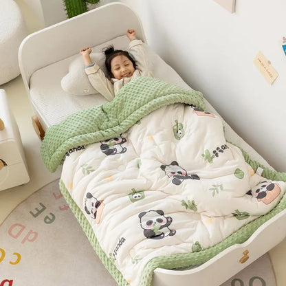 Soft Breathable Warm Baby Thick Quilted Blanket