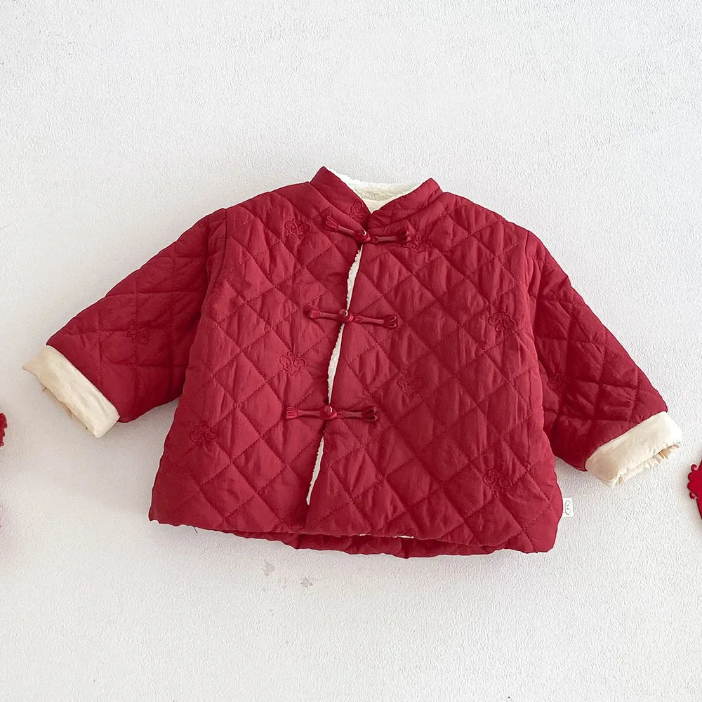Girls’ Soft &amp; Warm Elegant Winter Coat childrensterritory