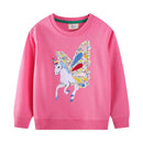Kids' Long-Sleeved Animal Print Winter Sweatshirts childrensterritory