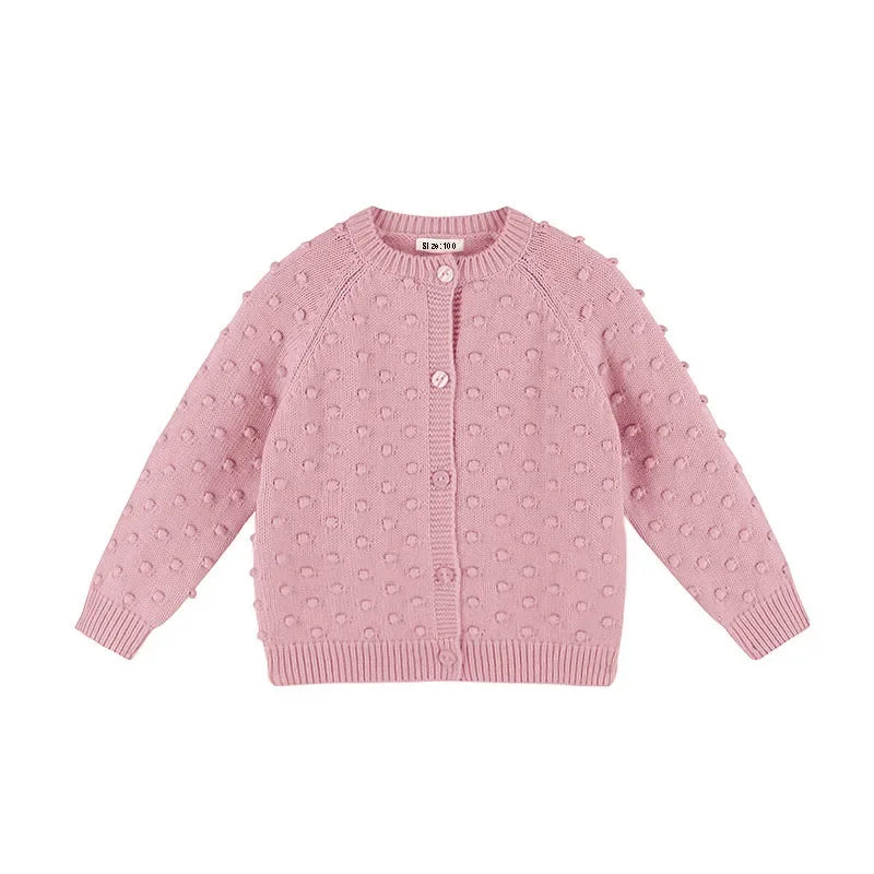 Toddler Girls Lovely Knitted Cardigan for Winters childrensterritory