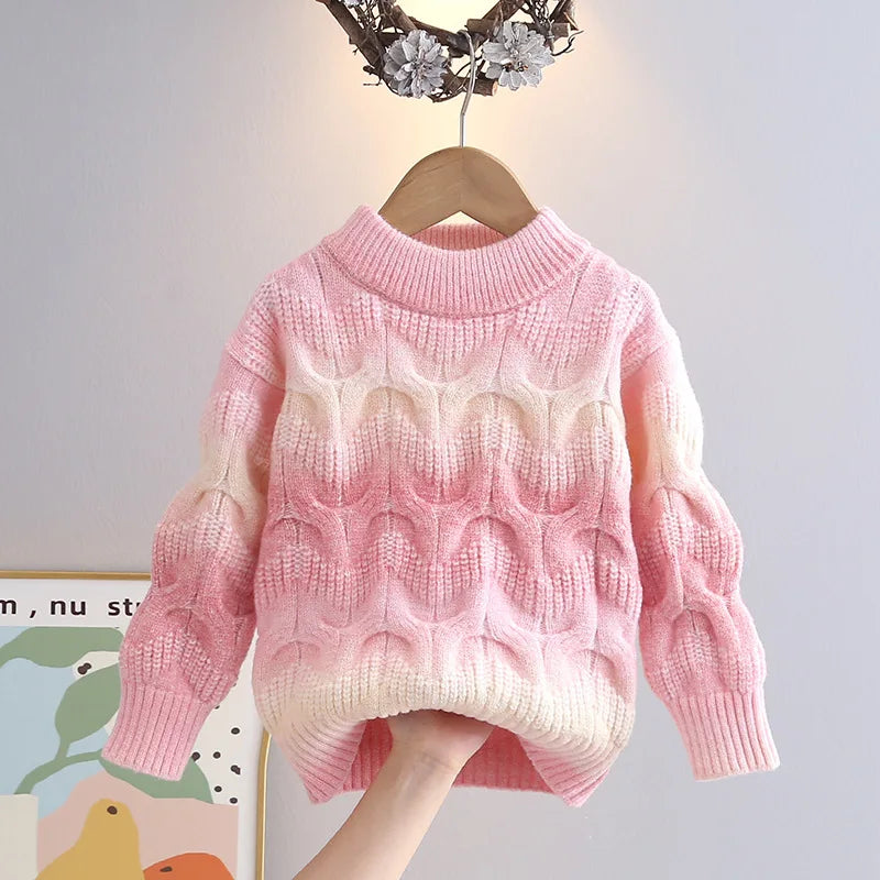 Kids’ Long-Sleeve Casual Soft & Warm Sweater childrensterritory