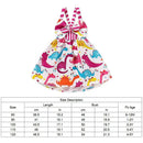 Ice-cream Printed Kids/Baby Girls Backless Strap Dress