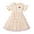 Cartoon Embroidered Little Girls Summer Cotton Dresses childrensterritory