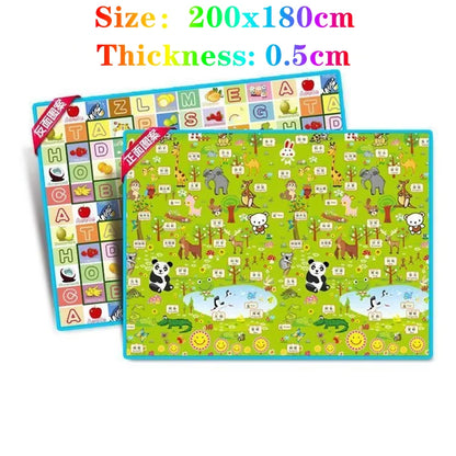 Fold-able Cartoon Play Mat/Rug for Baby Room