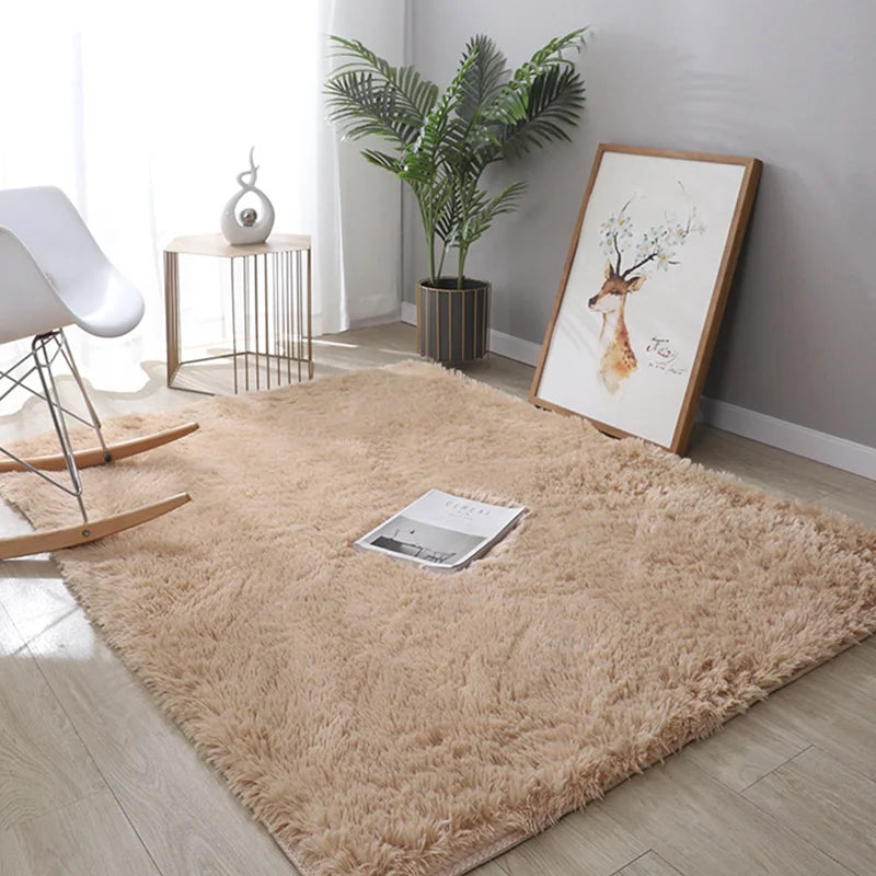 Nordic Style Soft Plush Large Living Room&
