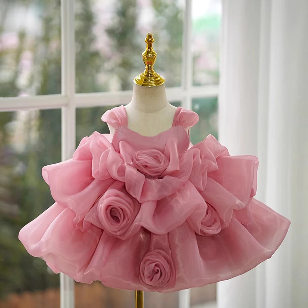 Baby Girl Elegant Tiered Tutu Princess Ball Gown
